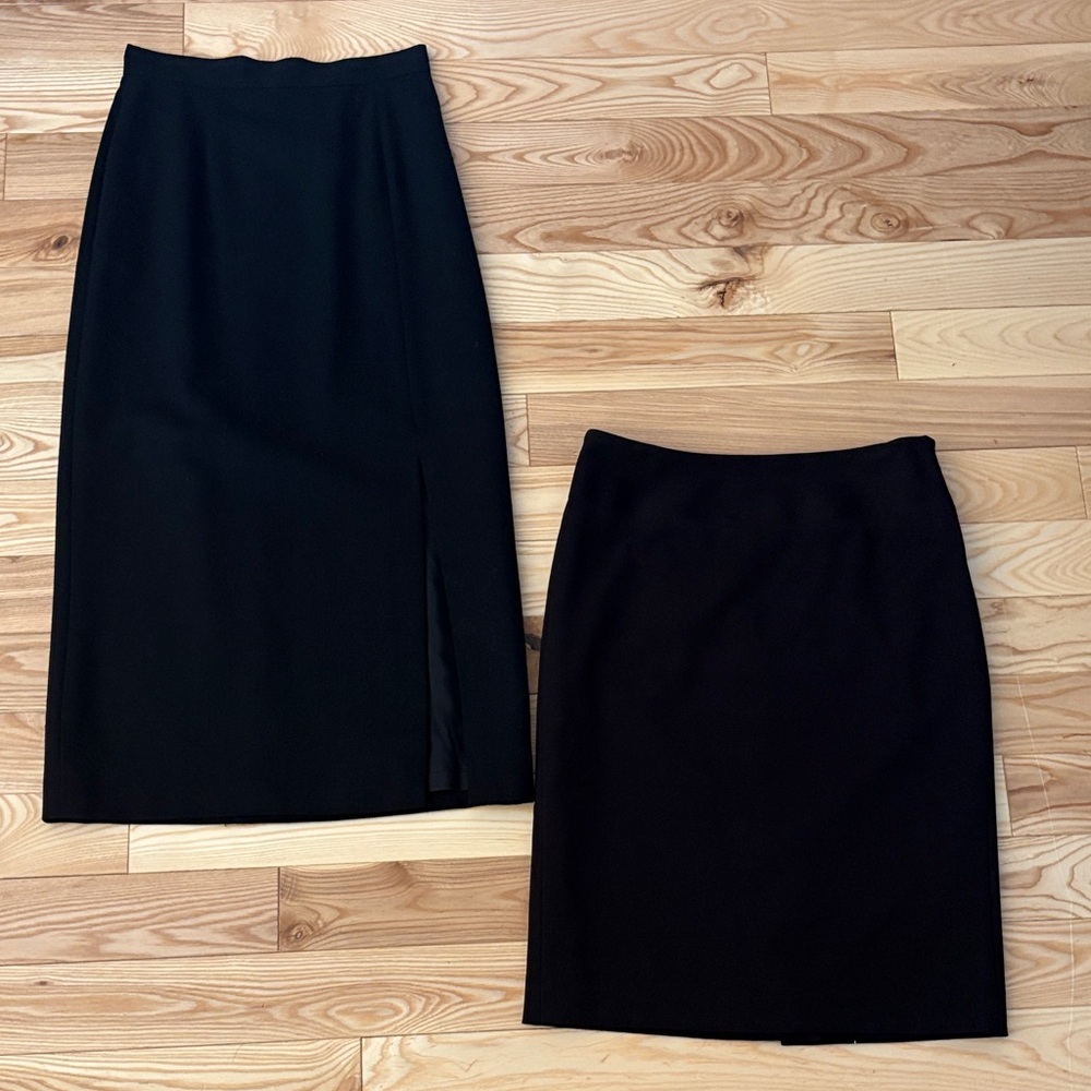Rafaella Elegant Black Pencil Skirt Duo